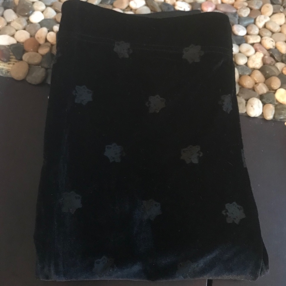Free People Black Bells VELVET Pants NWT xs-s saks - Picture 6 of 7